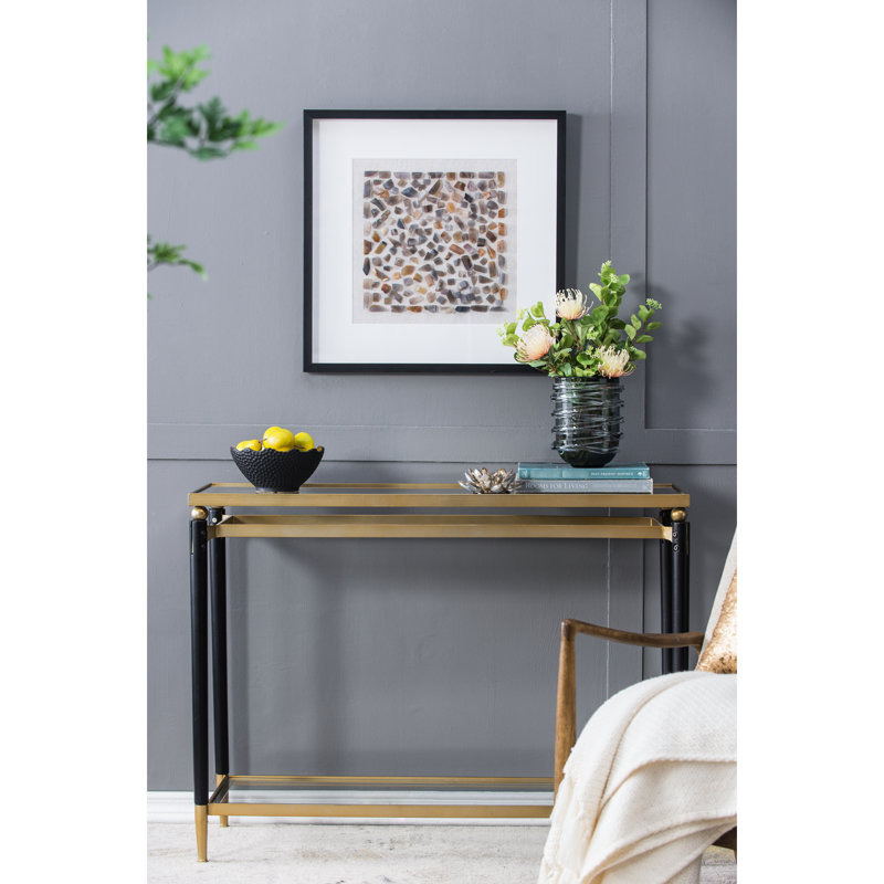 Boîte-cadre en agate de 23,6 po x 23,6 po, noire - encadrée de velours, ajoutant de la sophistication au mur de la boîte de salon moderne, cadre de 23,6 po, envers en velours, multicolore, idéal pour les transitions