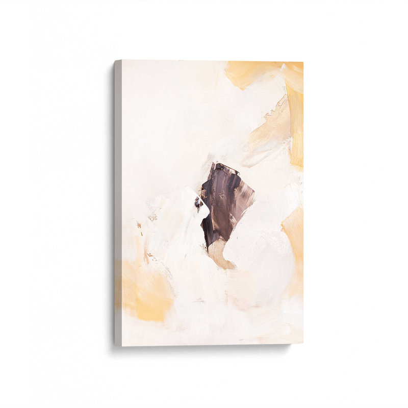 «Abstract Neutrals V1» par Prettypainter, reproduction d'art sur toile, Toile tendue, Ne s’applique pas, H 18 po x l 12 po