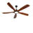 72 Inch wood Ceiling Fan with light, Low Profile Ceiling Fan with Remote Control,Noiseless Reversible DC Motor with Timer