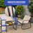 Outdoor Conversation Set with Love seat, chair, and table-1607283773