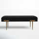 Amplitude 54" Velvet Bench
