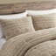 Édredon en chenille simple brun clair avec Southwestern, 2 taies décoratives, design très confortable, rembourrage, chaleur-125092119