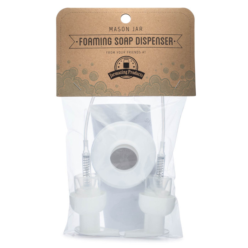 Couvercle de distributeur de savon Mason, Blanc