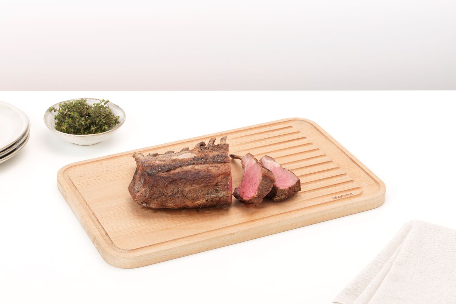 Brabantia Profile Wooden Chopping Board Set