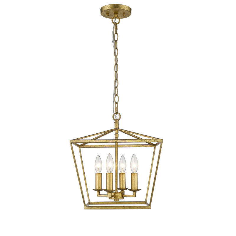 Luminaire suspendu géométrique 4 lumières Joyce