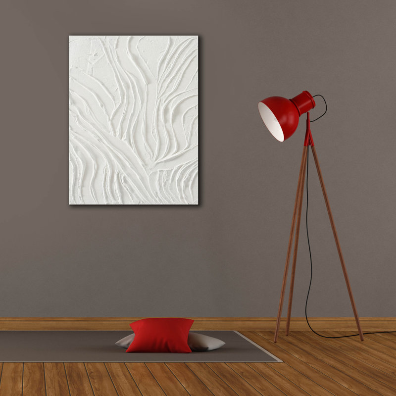  «White Dune» par Design Fabrikken, art mural sur toile, H 34 po x l 26 po
