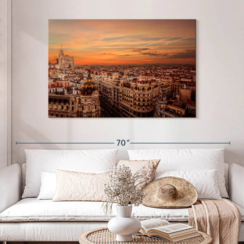 Sireci Madrid Sunset, 32" H x 48" W