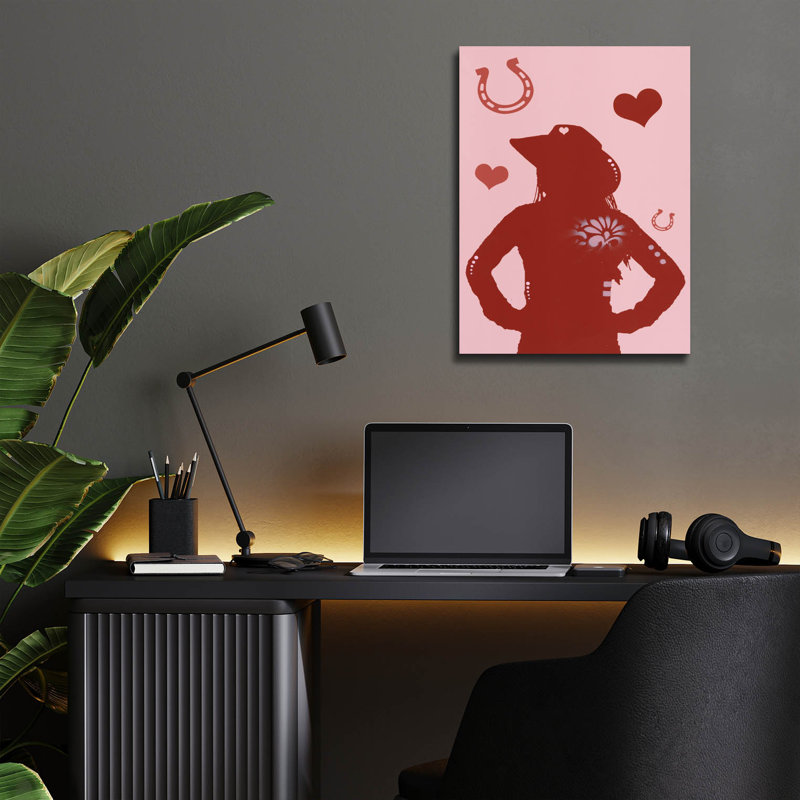 «Cowgirl debout» par Dean Russo, H 16 po x l 12 po x P 0,13 po