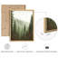 Ensemble de 2 reproductions d'art mural Misty Pine Forest-119067508-119067509