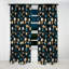 Classic Elegance Motif à pois I - Rideau abstrait - Rideau occultant - 1 panneau-107550546