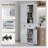 72" Kitchen Pantry, Tall Storage Cabinet, Freestanding Cupboard with Drawer-1496261989
