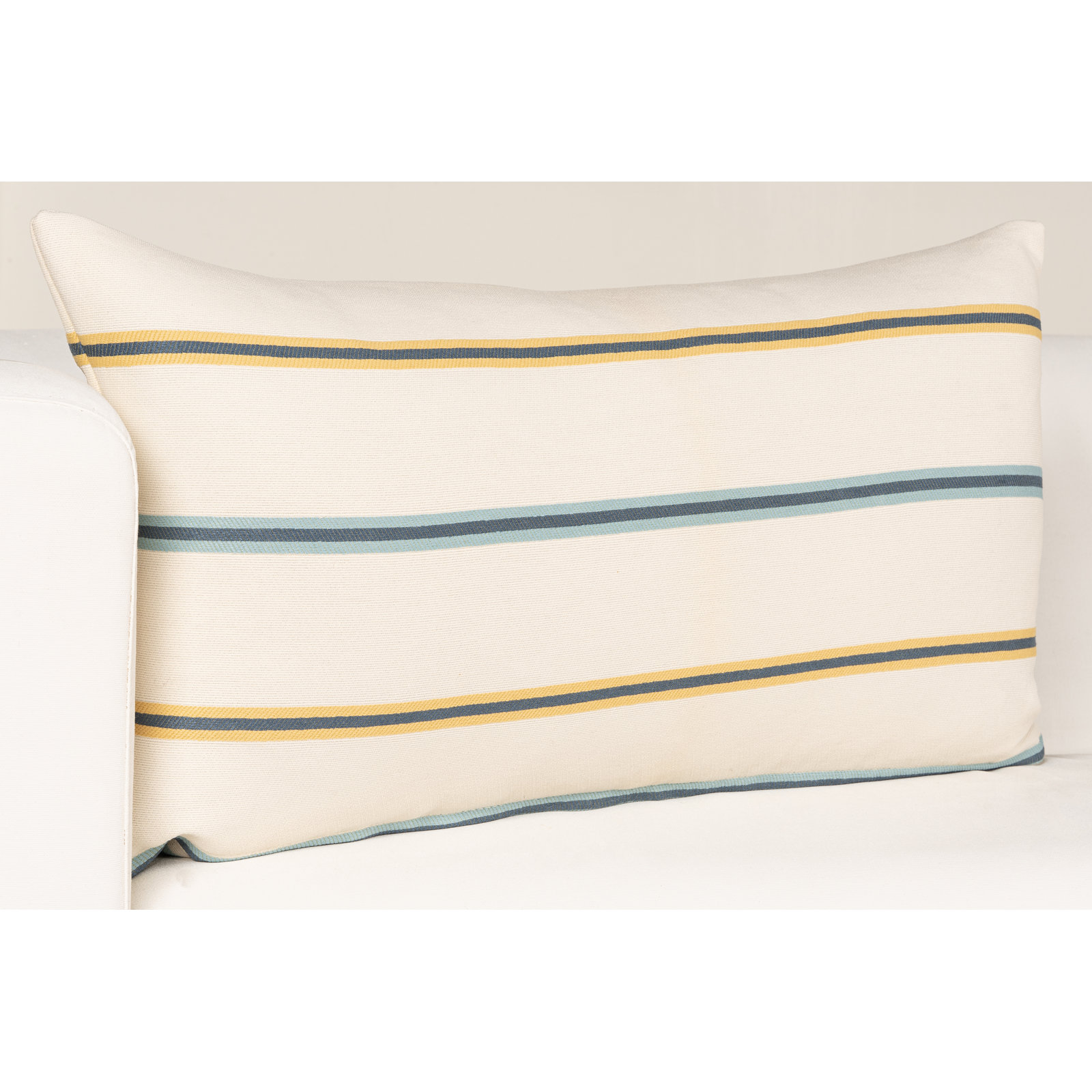 Maurine Throw Pillow, Yellow, Rectangle 14"H x 26"W