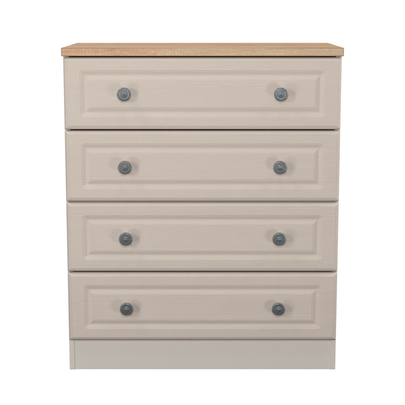 74cm W 4 - Drawer Chest of Drawers, Beige