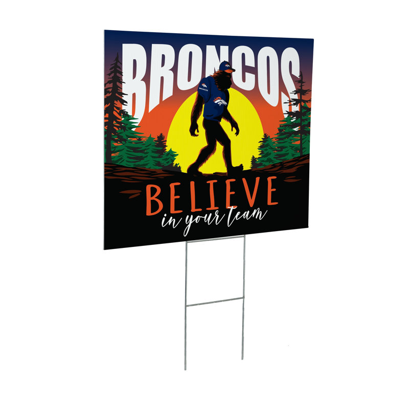 Enseigne de cour Denver Broncos, Bigfoot