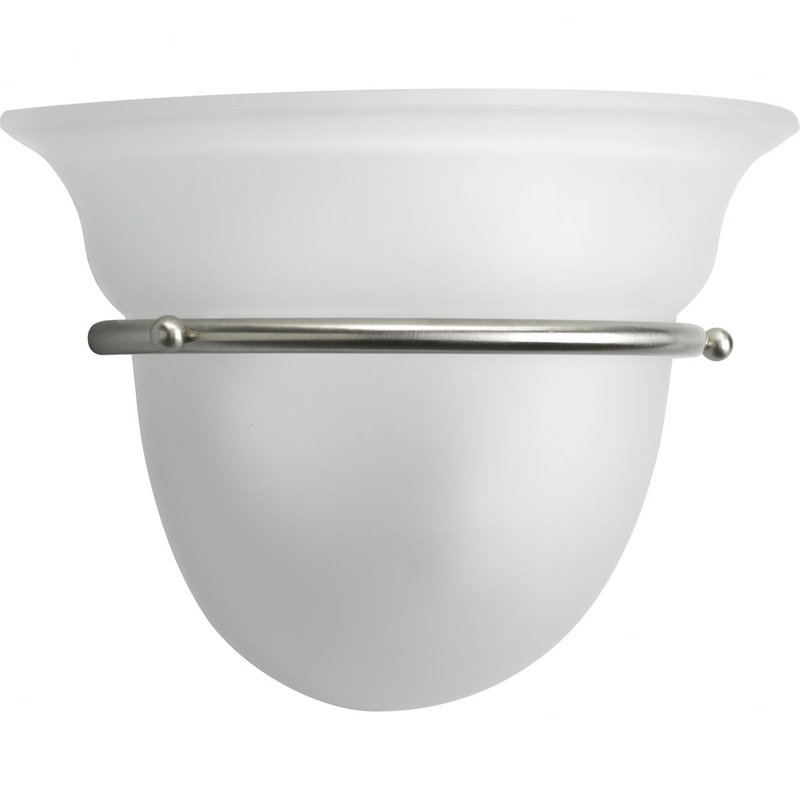Lilly Flush Mounted Sconce, Brushed Nickel