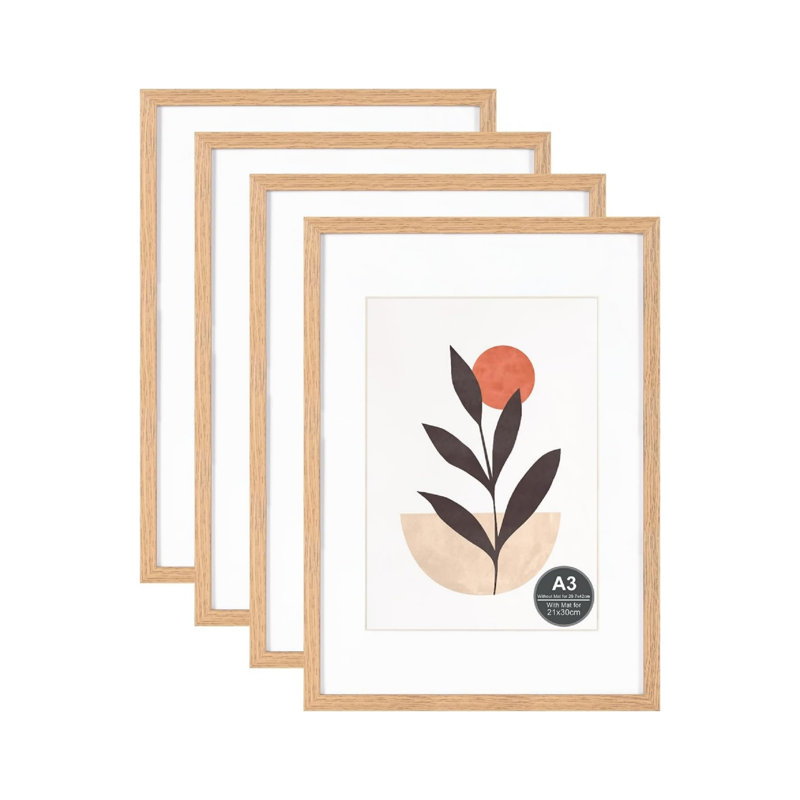 Brown Storage Picture Frame - Set of 4