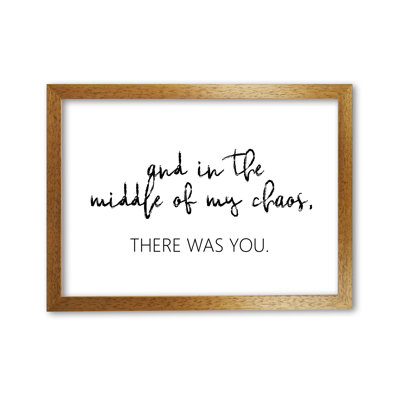 There Was You - Print