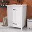 Meuble-lavabo compact 24 po avec lavabo, 1 tiroir et panneaux de rangement
