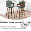 Tabouret de comptoir pivotant à 360 ° Devane-1640811716-1640811723