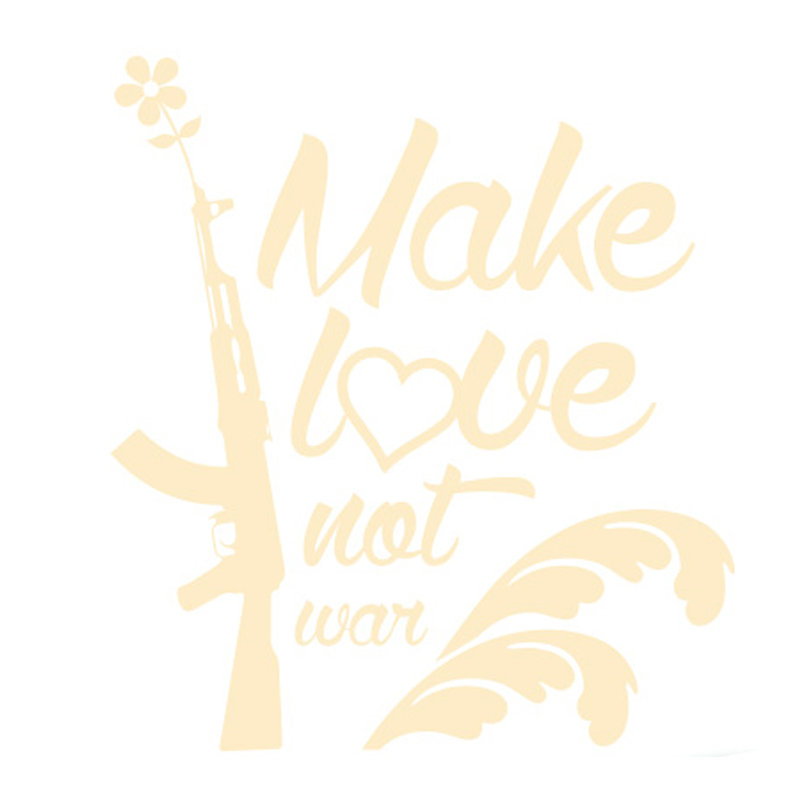 Wall Decal, Beige, Large
