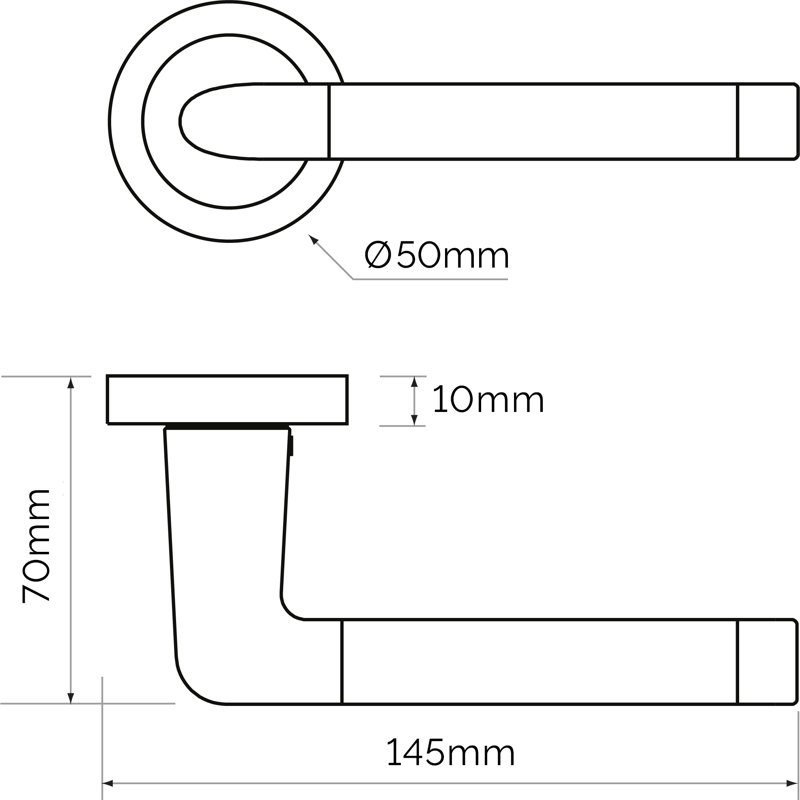 Atlanta Door Handle Pack - Privacy