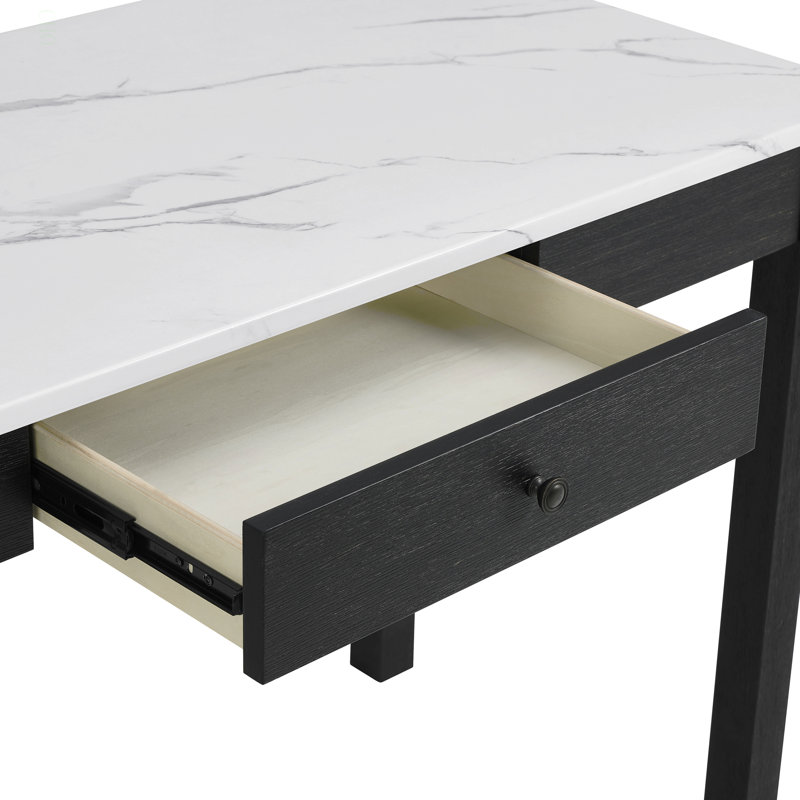 Meuble de bureau moderne en faux marbre 1 pièce