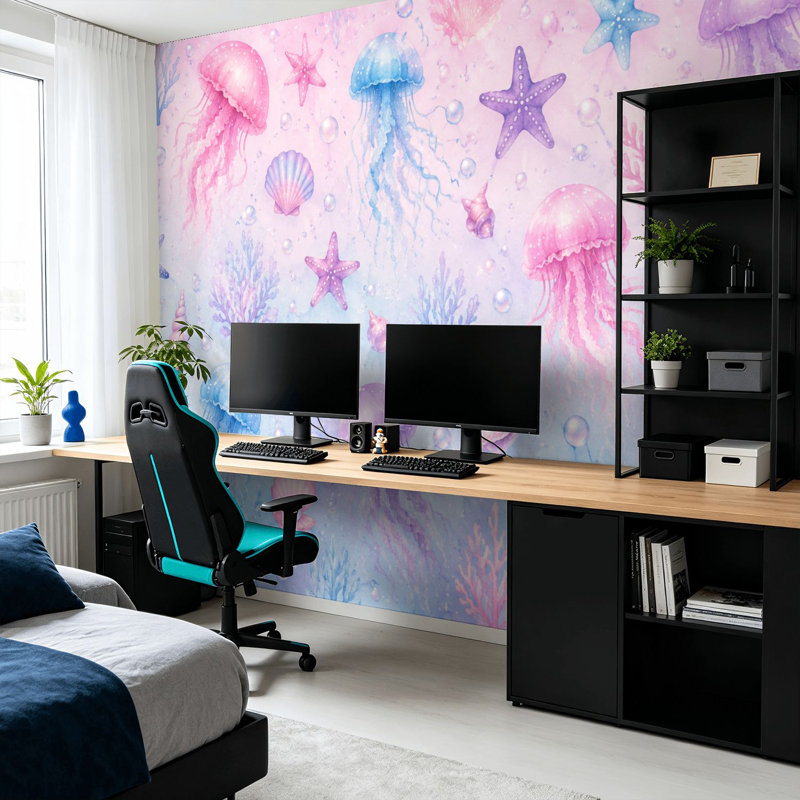 Adhésif mural amovible auto-adhésif et amovible, 99.6" L x 144" W
