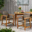 Chaise en bois et osier (ensemble de 2)-1529739368