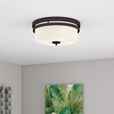 Garan Glass Flush Mount