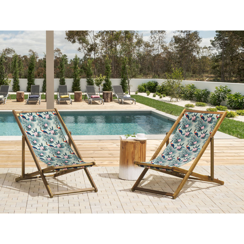 Engracia Folding Deck Chair