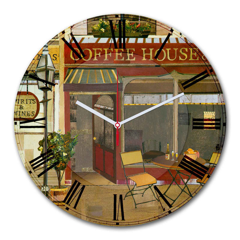 Elegant Decorative Wall Clock, 11.8 inches Diameter | 100% MDF with 0.2 inches Thickness | Stylish Design for Home or Office | Modern Timepiece Adds Sophistication to Any Space