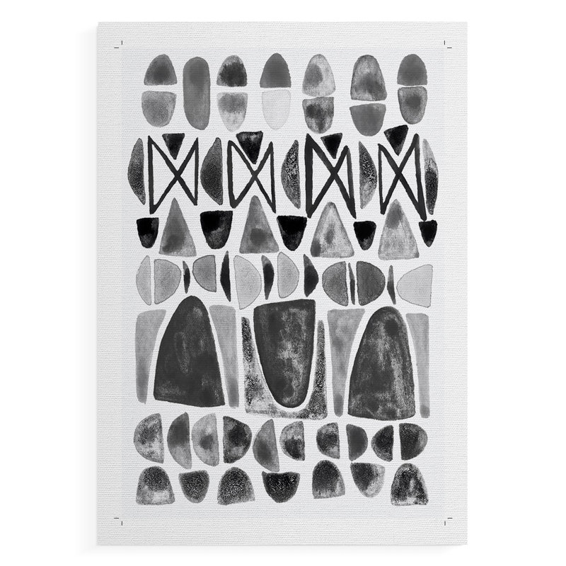 Grey Arches III -Canvas Print Only - NOT FRAMED