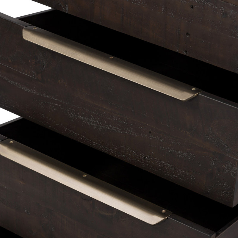 Wyeth 5 Drawer Dresser-Dark Carbon