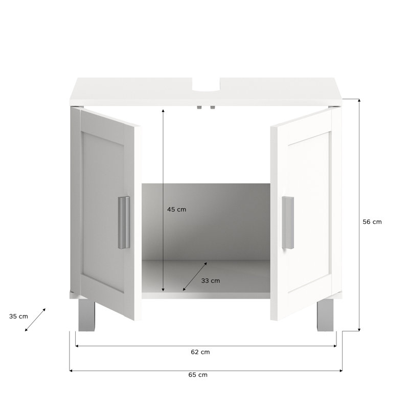 Palmere 65cm Single Bathroom Vanity Base Only