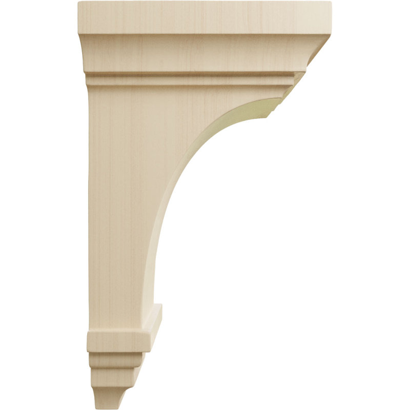 Corbeau Jefferson Wood, Hévéa, H 10 po x l 5 po x P 5,75 po