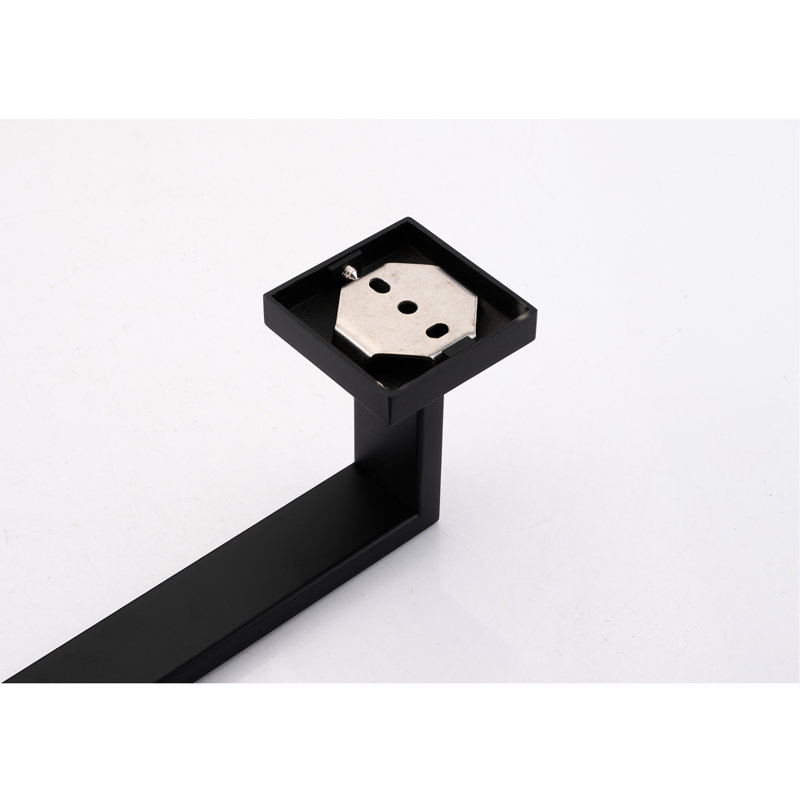 Matte Black Stainless Steel Bathroom Fixtures, 4 - , Rust- For All Bathrooms In Black, Scratch, Simple Installation Various Areas