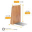 Wood Bookends