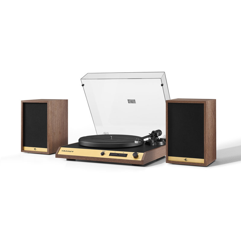 2 - Speed Turntable Decorative Record Player with Bluetooth