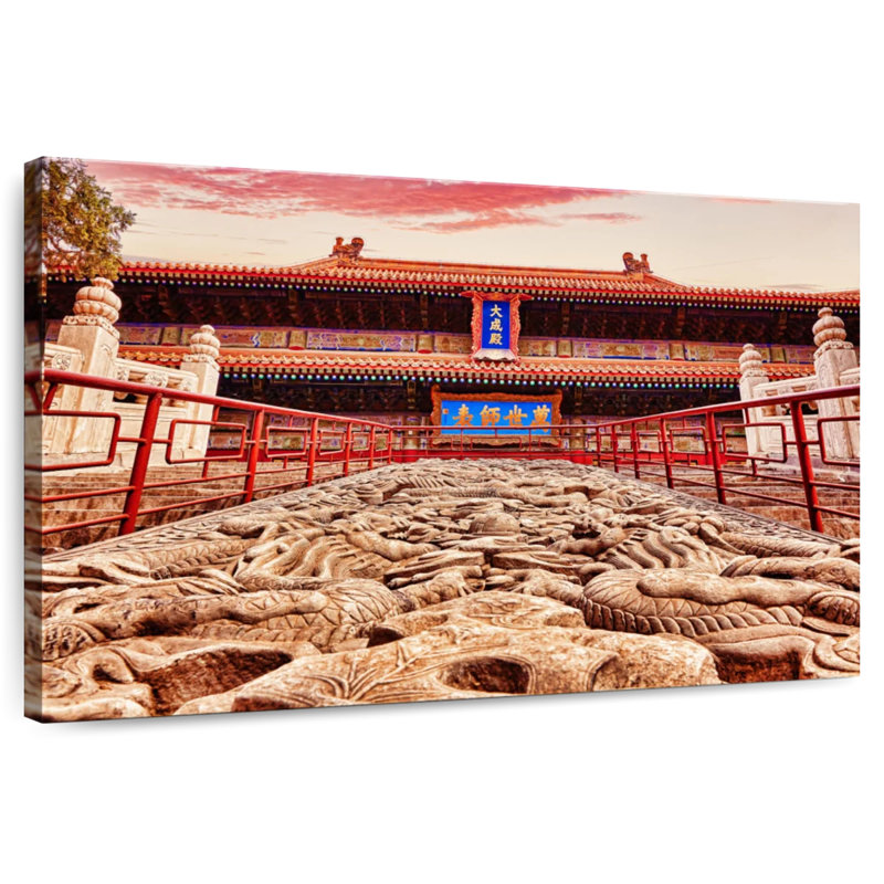 Nicci, temple de Confucius, H 32 po x l 48 po