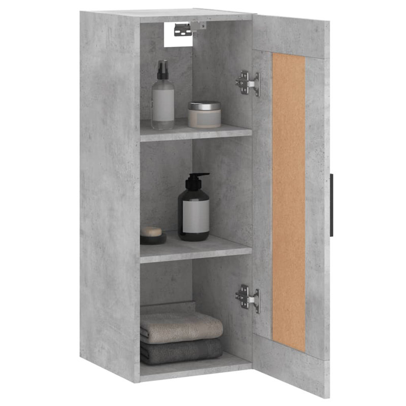 Novato Bathroom Cabinet, Concrete Grey