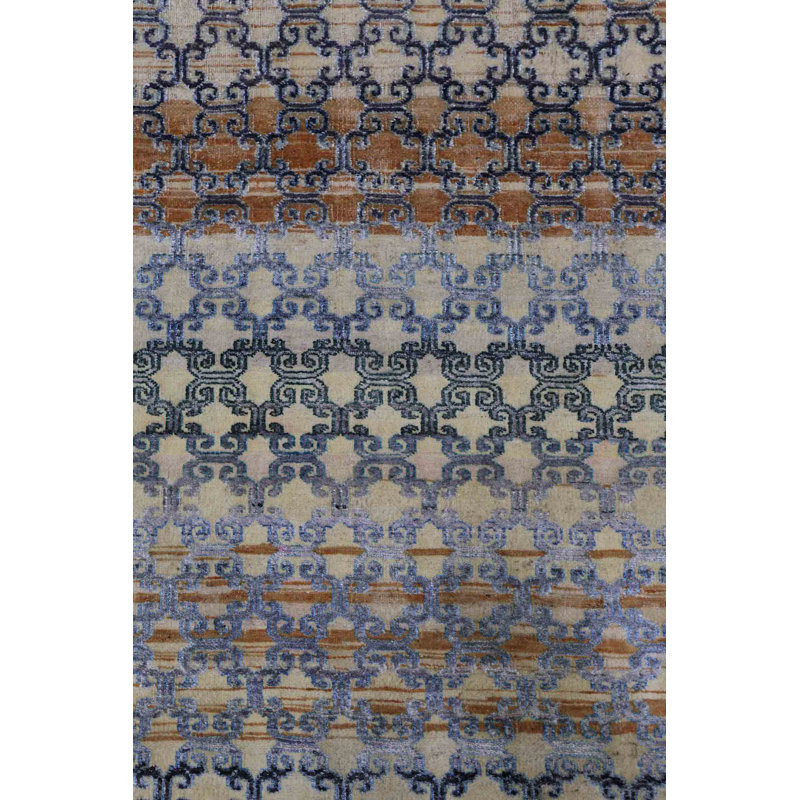 Silk Treasures Geometric Area Rug