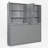 Twin Murphy Bed Cabinet With Lights Bookcase And Power Outlets-200358852