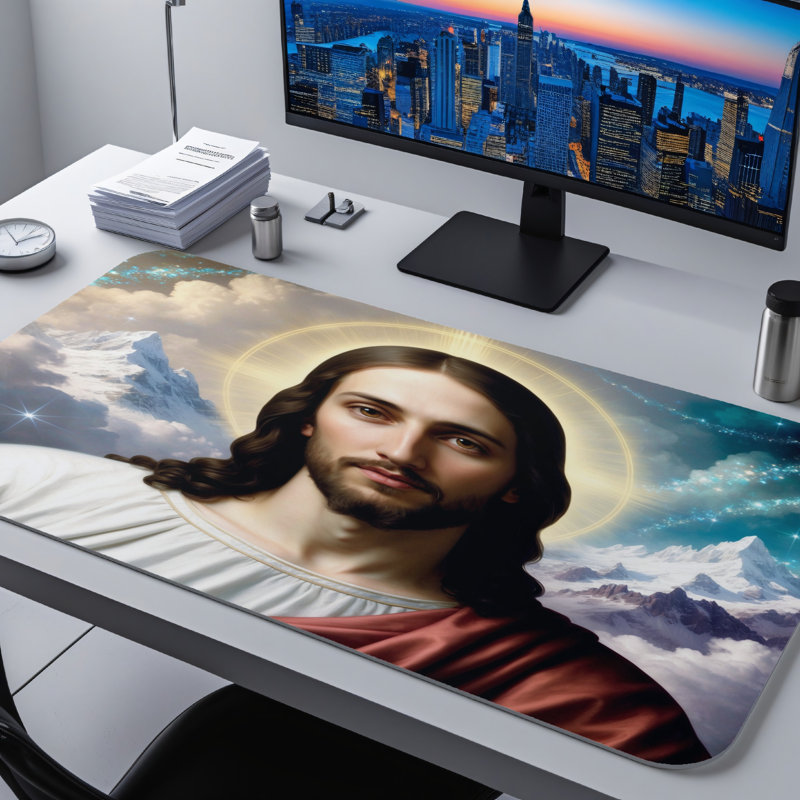 Polyester Desk Pad, 31.5x15.5
