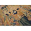 Elegant Antique Belgian Floral Tapestry Rug