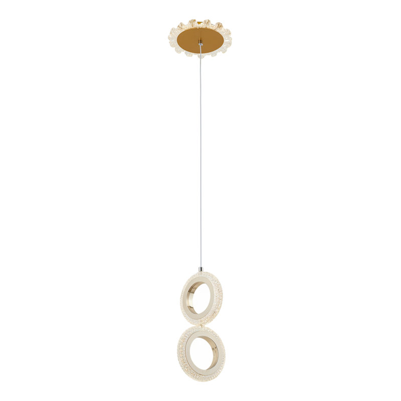 2 - Light Natural LED Dome Pendant