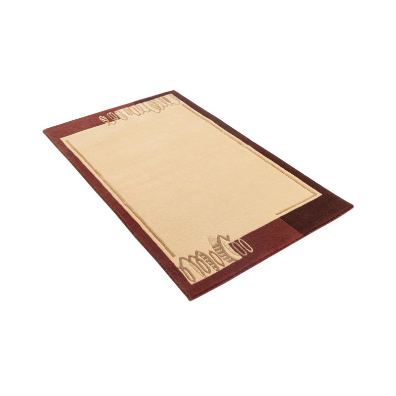 Tapis beige foncé Murry