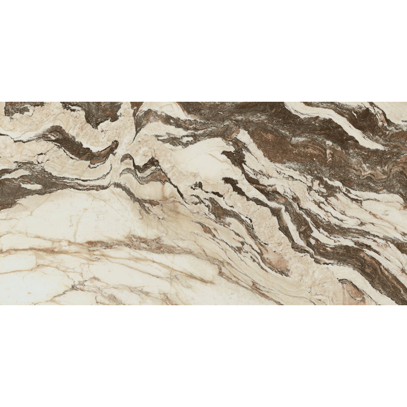 Carreau de porcelaine rouge mat JEM Symphony (24 po x 48 po)