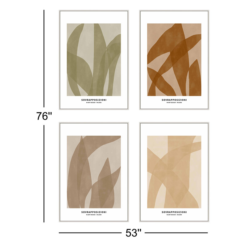 Marine Flora, White, 38" H x 26.5" W x 1.25" D
