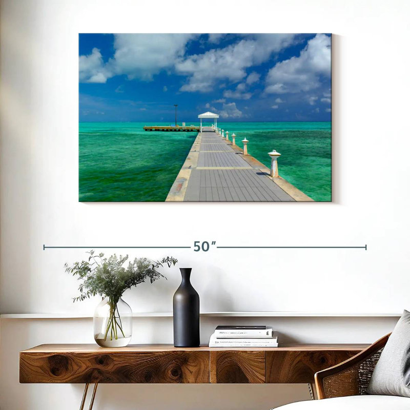 Gillard Cayman Islands Pier, 26" H x 39" W