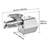 Oil Press Machine, 11 LBS/H Capacity, 1250W Oil Extractor Machine, Automatic Electric Oil Maker for Home Commercial Use, 122℉–572℉ Hot & Cold Pressing for Peanuts Sesames Soybeans Almonds